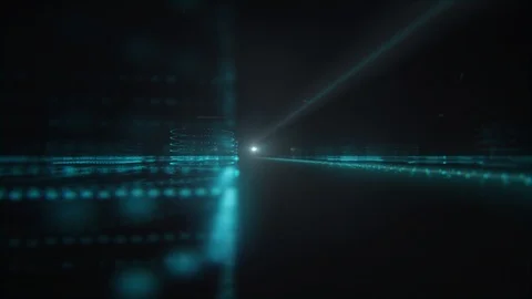 This video shows the progress of the digital world. The clip was created Stock Footage 116739921