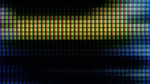 Video Signal Damage With Pixel Closeup Noise And Error Interference. Abstract 動画素材 123472906