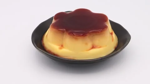Video of soft pudding Stock Footage 336618405
