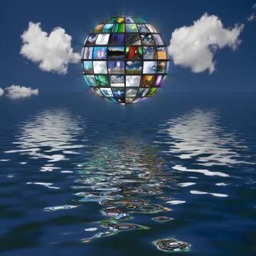 Video sphere Stock Photos