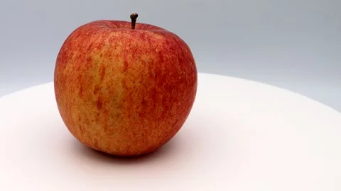 Video of a spinning apple Stock Footage 336456243