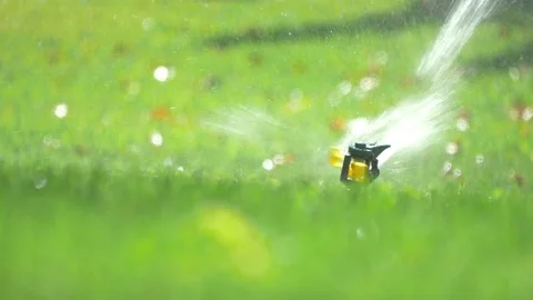 Video of sprinkler in 4k Stock-Footage 80687922