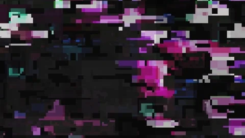 Video with a square glitch effect. Stock Footage 263853282
