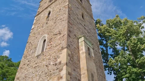 Video with Stephen Tower in Baia Mare city, Romania Stock Footage 282000926