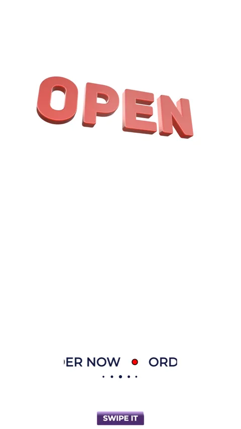 Video for story open on white background Stock Footage 151342810