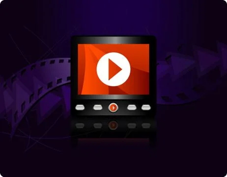Video streaming Stock Illustration
