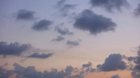 Video of a Summer Sunset Sky Background. Timelapse. Stock Footage 234194193