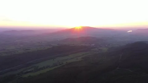 Video of Sunset at Clermont Carn, Cooley Peninsula,County Louth Stock Footage 330526377