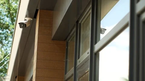 Video surveillance cctv camera Stock-Footage 135524380