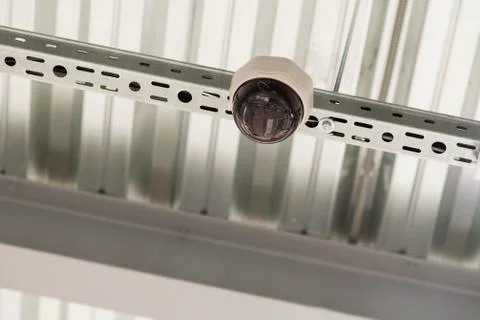 Video surveillance from the ceiling Foto stock