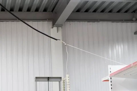 Video surveillance from the ceiling Stock Photos