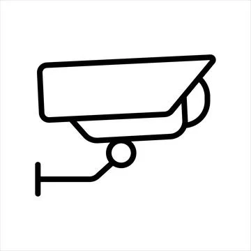 Video Surveillance Icon Stock Illustration