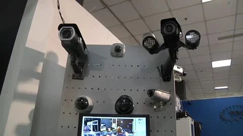 Video Surveillance, Security Camera Stock Footage 8985664