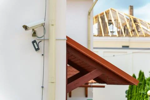 Video surveillance systems. Security systems and protection from theft. Secur Stock Photos