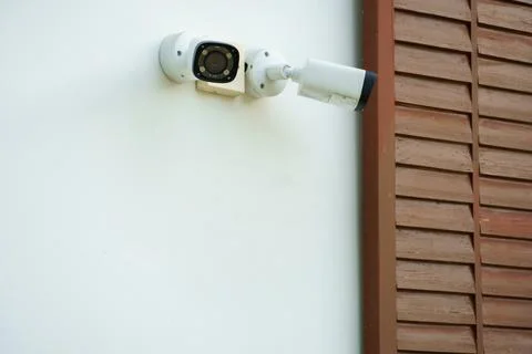 Video surveillance systems. Security systems and protection from theft. Sec.. Stock Photos