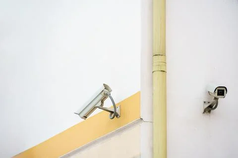 Video surveillance systems. Security systems and protection from theft. Sec.. Stock Photos