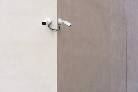 Video surveillance systems. Security systems and protection from theft. Sec.. Stock Photos