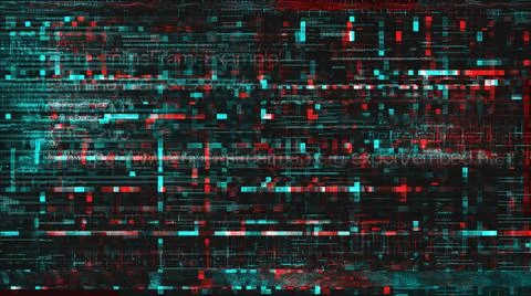 Video technology glitch background as wallpaper or tech related graphic desig 스톡 일러스트