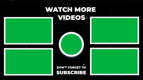 Video Thumbnail Template with Call to Action and Subscribe Reminder. 스톡 일러스트