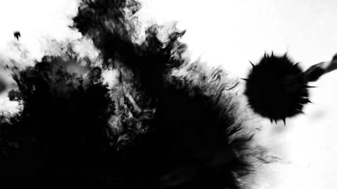 Video transition in the form of a blot. Stock Footage 115551540