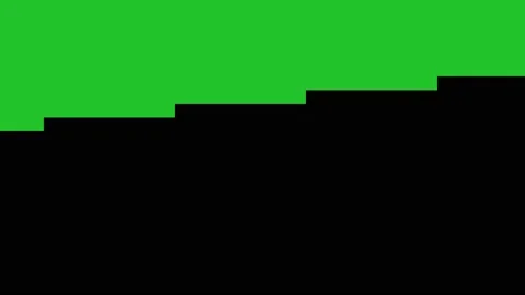 Video transition, from green to black background, smooth large appearance, s Stock Footage 161093785