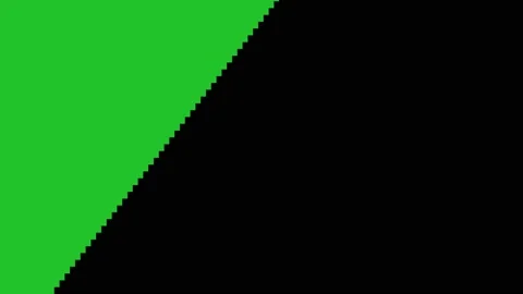 Video transition, from green to black background, smooth small appearance, s Stock Footage 161093791