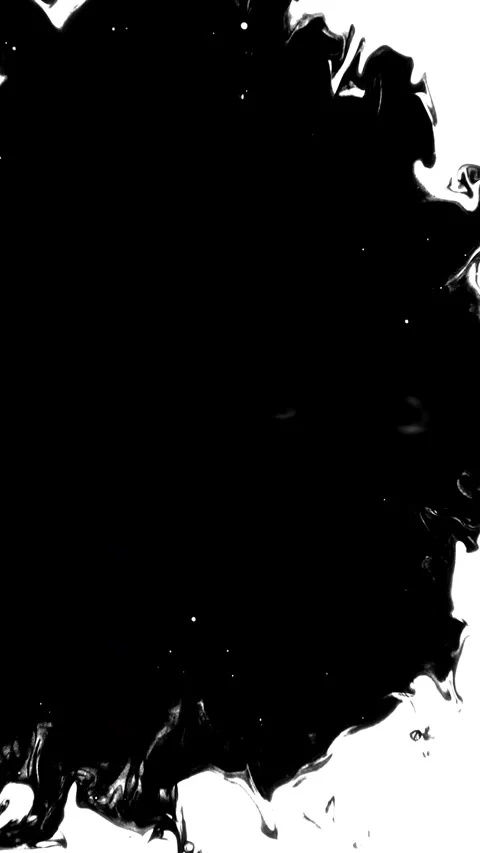 Video transition ink dripping onto an alpha channel. Stock Footage 284914729