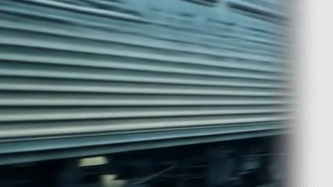 Video transition, passing train. Stock Footage 320353186