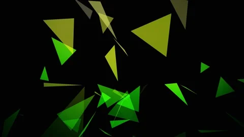 Video of triangles springing out on a black background Stock Footage 209896214