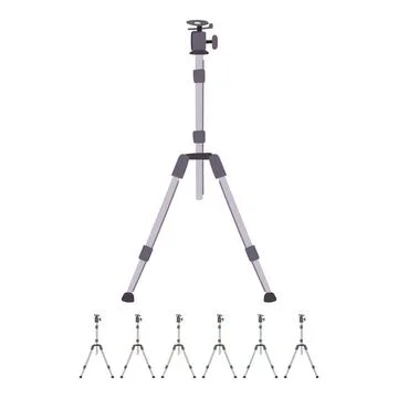 Video tripod camera vector cartoon graphic Stock Illustration