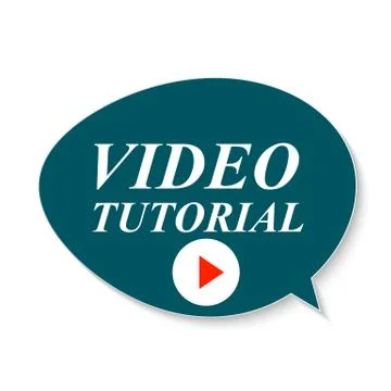 Video Tutorial Icon Vector Illustration Stock Illustration