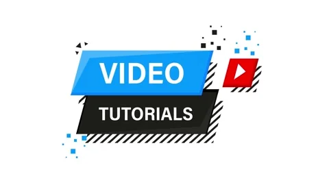 Video tutorial icon on white background. Motion graphics. Stock Footage 153489886