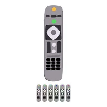 Video tv remote vector cartoon graphic Stock Illustration