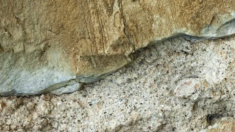 Video of typical stone wall of an ancient Italian house Stock Footage 113072421
