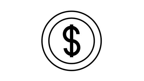 Video vector crypto  with white background Stock Footage 333871761