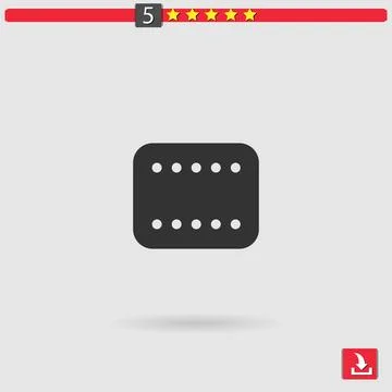 Video vector icon Stock Illustration