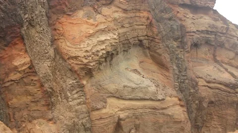 Video of volcanic rock formations Video stock 56505274