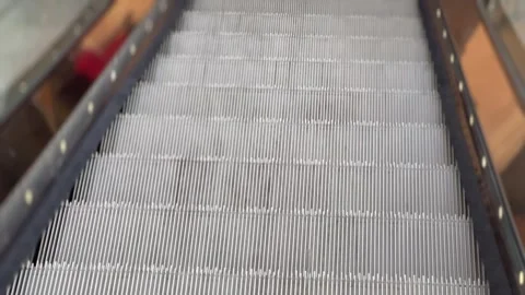 Video of walking down an escalator Stock Footage 311363340
