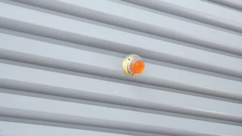 Video of warning light in 4K Stock Footage 77245473