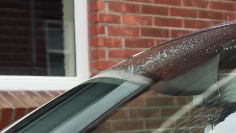 Video of washer fluid being used with windshield wipers. Stock Footage 341681813