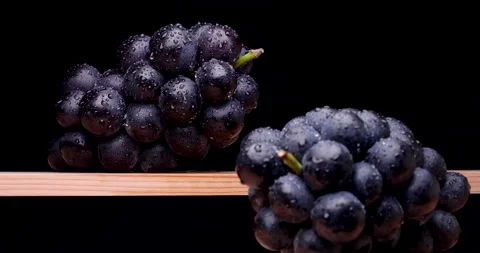 Video of water on grapes. Stock Footage 152612930