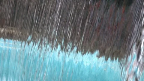 Video of waterfall in real slow motion Stock Footage 84081767