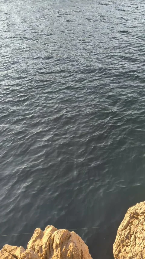 Video of waves dancing in the Mediterranean Sea in the city of Tangier, Morocco. Stock Footage 241366720