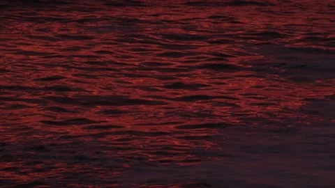 Video of the waves of the sea (Pacific Ocean in Lima, Peru) at sunset. Stock Footage 236274375