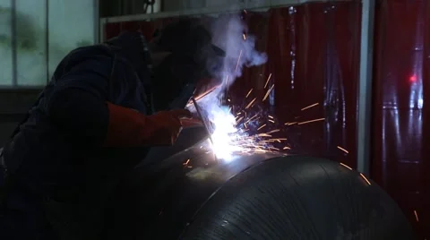 Video of a welding operator Video stock 52493434