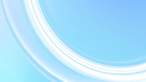 A video in which curves move slowly. Light blue background material. 動画素材 150488678
