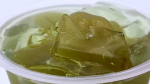 A video of wobbly grape jelly. Stock Footage 335220313
