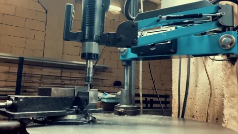 Video of working thread cutting machine Stock Footage 171162559