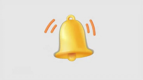 Video of a yellow alarm ringing Alpha Format Video stock 235953561