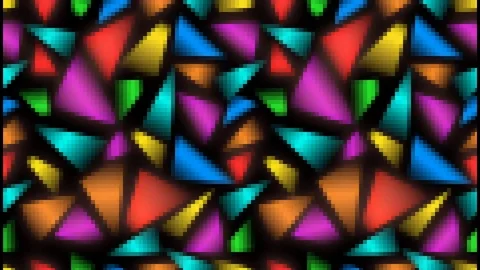 Videoabstract background with multicolored uneven distributed fragments and Vídeo Stock 72649240